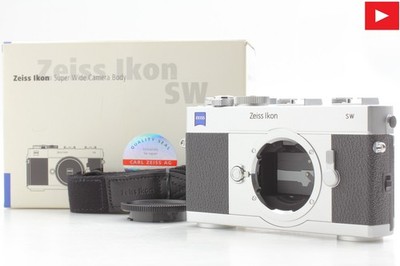 Almost MINT in BOX】 Zeiss Ikon SW Super Wide Silver Film Camera