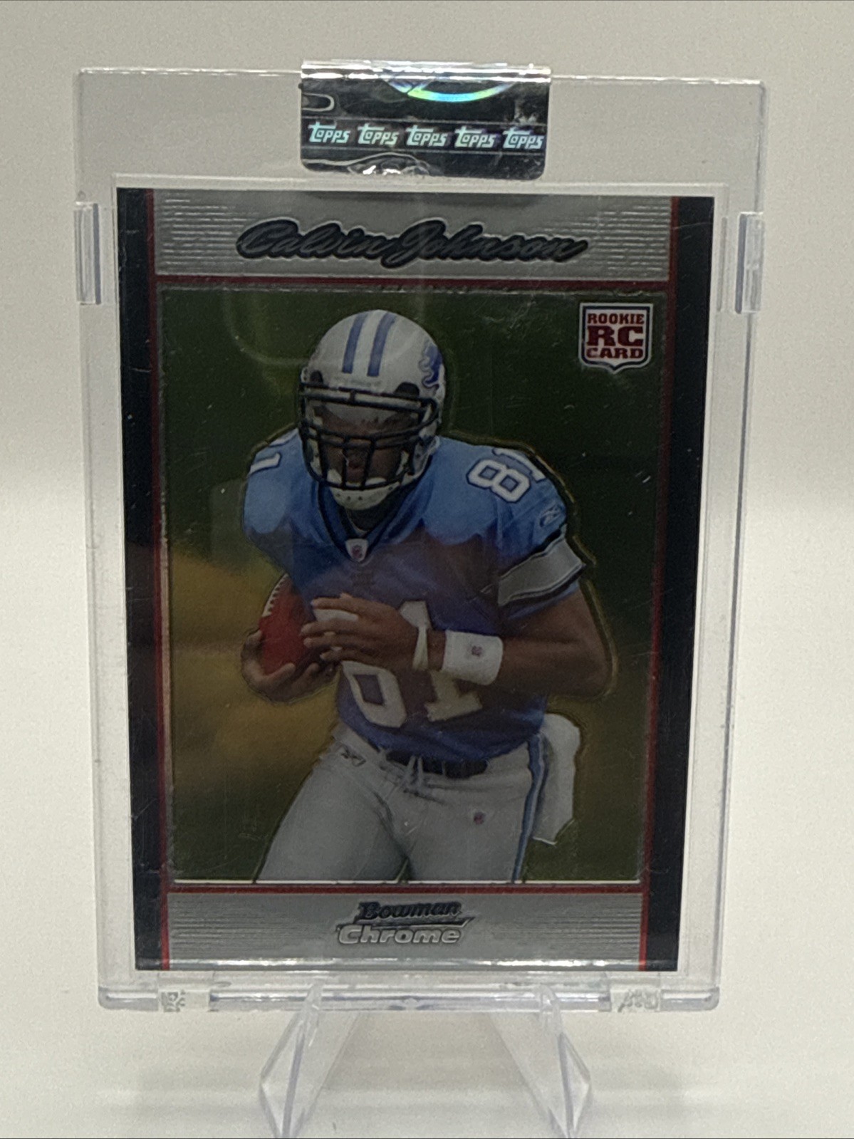 2007 Bowman Chrome - Calvin Johnson #BC75 Box Loader Silver Uncirculated...