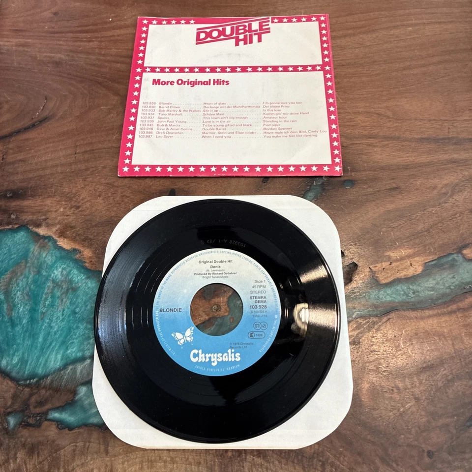 RARE COVER ORIGINAL BLONDIE Presence Dear/Denis 7" VINYL 45 Vinyl - Image 4 of 4