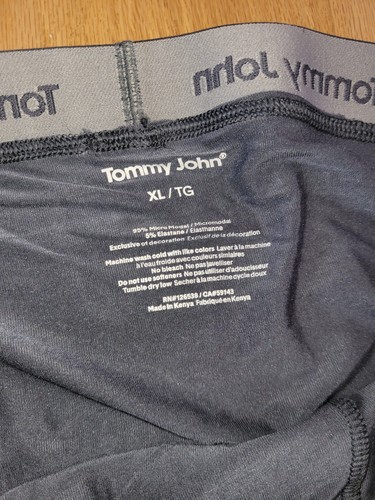 Tommy John Micro Modal Boxer Brief Black, Size XL, 3-pack - Picture 4 of 5