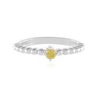 Cavill Damenring 0,11Ct Diamant Brillantschliff Sterlingsilber Echtschmuck-