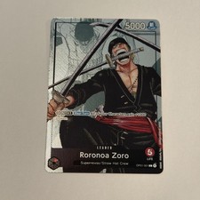 Roronoa Zoro (OP01-001) Alt Art Leader- One Piece Promotion Cards English Ver