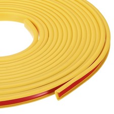24.9 ft U-Shape Edge Banding, Adhesive Trim Protector Fit 3/8" Edge, Yellow