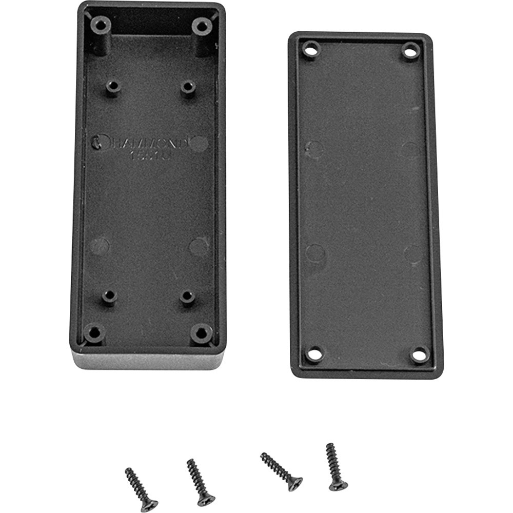 Hammond Electronics 1551UBK -Gehäuse 100 x 40 x 20 ABS Schwarz 1 St.