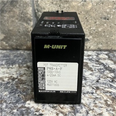 M-System PMS-A-F Pot Transmitter 120V AC Model PMS-A-F MPN PMS-A-F