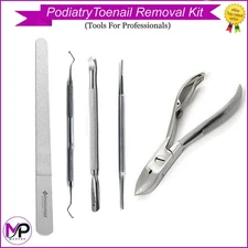 Podiatry Toenail Removal Kit Ingrown Nail Care Tools Sterile  Manicure Tools