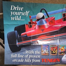 Tengen Nintendo NES Promotional Poster Promo ...