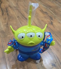 Disney Parks Toy Story Alien Sipper Bottle w Strap Green Alien Cup Pixar