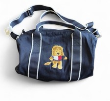 New Tommy Hilfiger Kids Embroidered Lion Mini Duffel Bag with Adjustable Straps