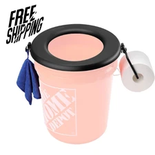 Bucket Toilet Seat, Portable Toilet Seat for 5 Gal Buckets Camping Toilet Seat