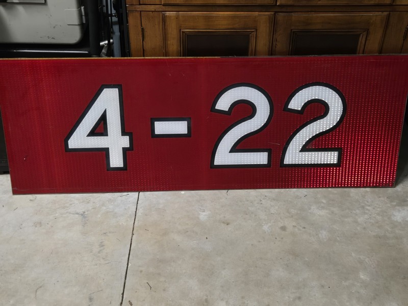 Airport Runway Reflective Marker Signs. Going Quickly
