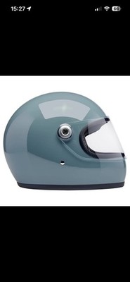 Biltwell Gringo S Helmet - Agave Blue Gloss - Medium (DISCONTINUED COLOR)