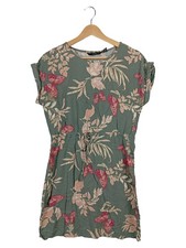 Vero Moda Kleid Damen Schmetterlinge Viskose Grün Gr. 38 M Sommer Tunika