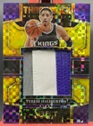 Tyrese Haliburton 2022-23 Panini Select 01/10 Patch Gold Checkboard #TM-TH