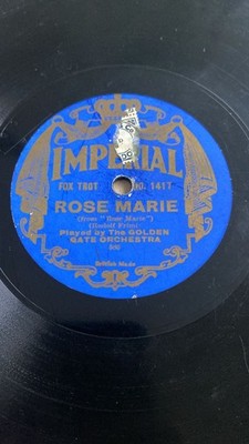 Rare 78rpm record, V+, GOLDEN GATE ORCHESTRA : Rose Marie , Imperial 1417
