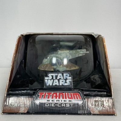 Slave I Boba Fett Star Wars Titanium Series Die-Cast Hasbro 2006 Vehicle NEW