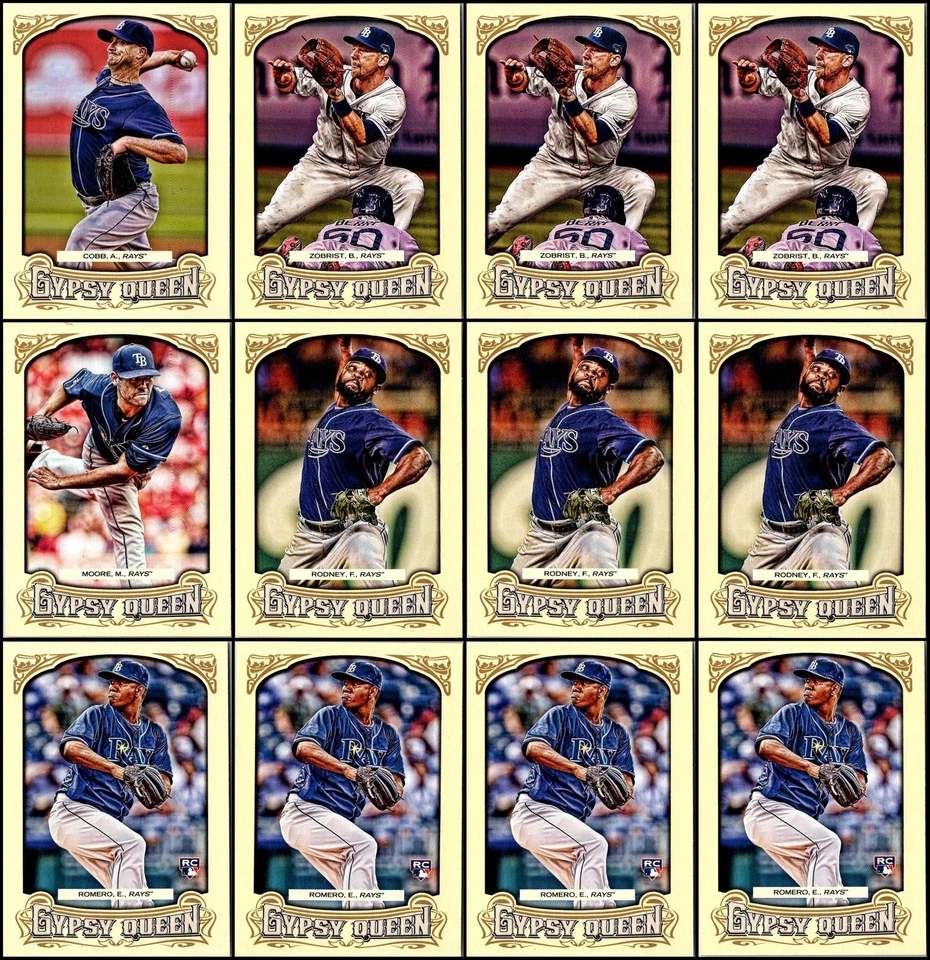 2014 Tampa Bay Rays (75) Card Lot - RARE TREASURE - Image 3 of 4