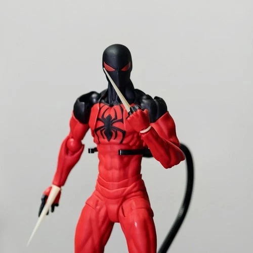 Mess Toys Scarlet Neighbor Kaine Parker Spider-Man 1/12 Action Figure USA STOCK image 8
