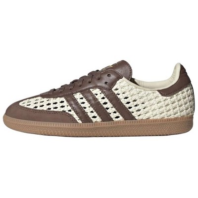 adidas Samba OG Basketweave Cream White Earth Strata (Women's) IH9373