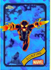 2025 Topps Chrome Sapphire Edition Marvel #22 Sunfire