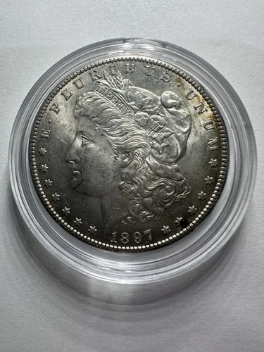 1897-S Morgan Silver Dollar VERY SHINY Uncirculated MS++