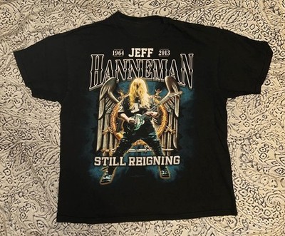 NEW Slayer Jeff Hannemen RIP Shirt Size S-5XL Thrash Metal Fanmade