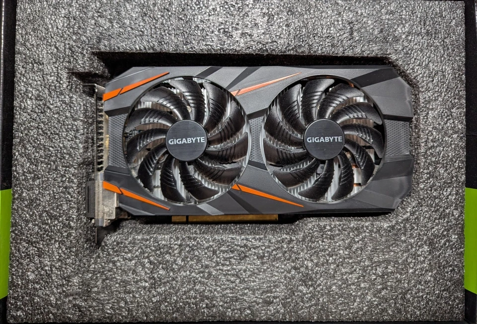 Gigabyte NVIDIA GeForce GTX 1060 Windforce OC 6GB GV-N1060WF2OC-6GD PCIe GDDR5 - Image 4 of 4