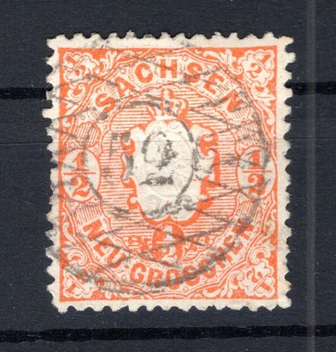 Sachsen Number 52 Limbach In 15 Perfect Condition (DA6720)