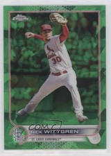 2022 Topps Chrome Update Sapphire Edition Green 52/75 Nick Wittgren #US202 0c2