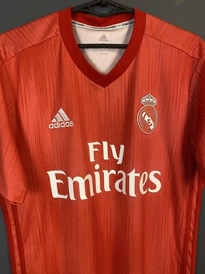 ADIDAS MEN'S FC REAL MADRID 2018/2019 THIRD SOCCER FOOTBALL SHIRT