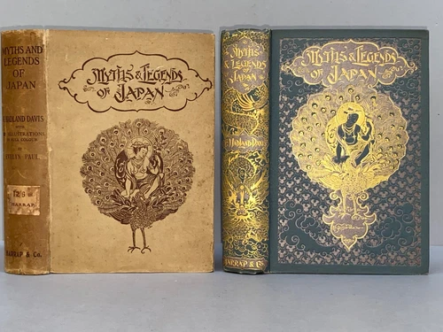 MYTHS & LEGENDS OF JAPAN - F. Hadland Davis [1917] with dust jacket Illustrated