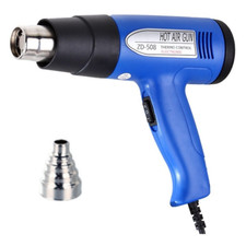 PISTOLA TERMICA AD ARIA CALDA REGOLABILE 1500W 350°C - 500°C PHON CARROZZIERE