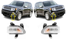 NEU Für Jeep Renegade 14-19 Front Stoßfänger Blinkerleuchte Mit DRL Paar L & R