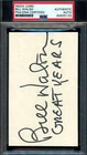 Bill Walsh PSA DNA Signed 3x5 Index Card Autographed