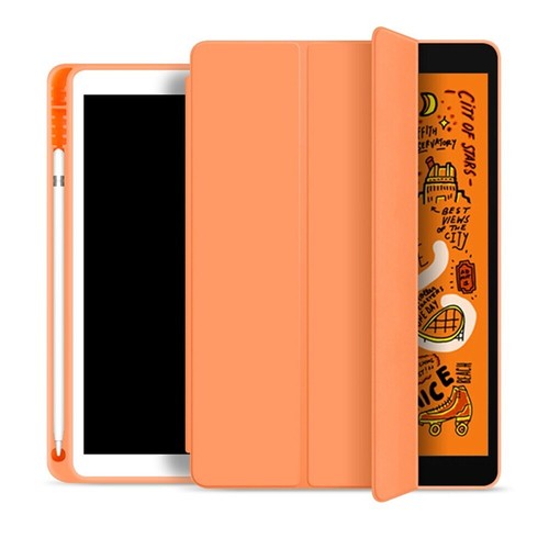 Cover for iPad Air 5th 4th 5/6/7/8/9/10th Mini Pro Smart Case with Pencil Holder - Picture 16 of 43