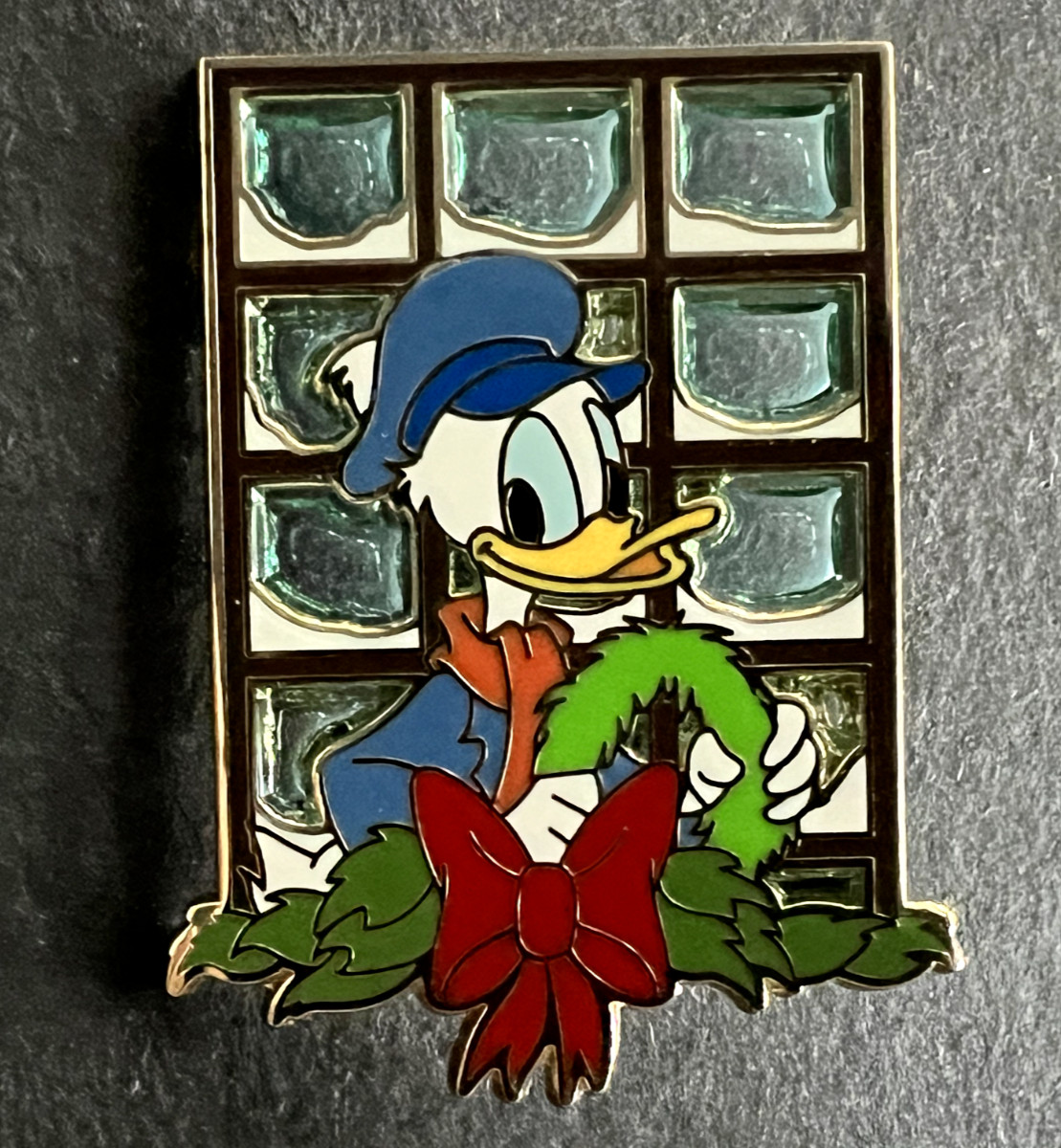 Donald Duck Advent Calendar  Christmas Carol Stained Glass LE Disney Pin 168873