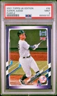 Aaron Judge 2021 Topps UK Purple /50 #99  PSA9 Gem Mint
