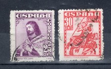 ESPAÑA 1948 EDIFIL 1033/1034 USADOS