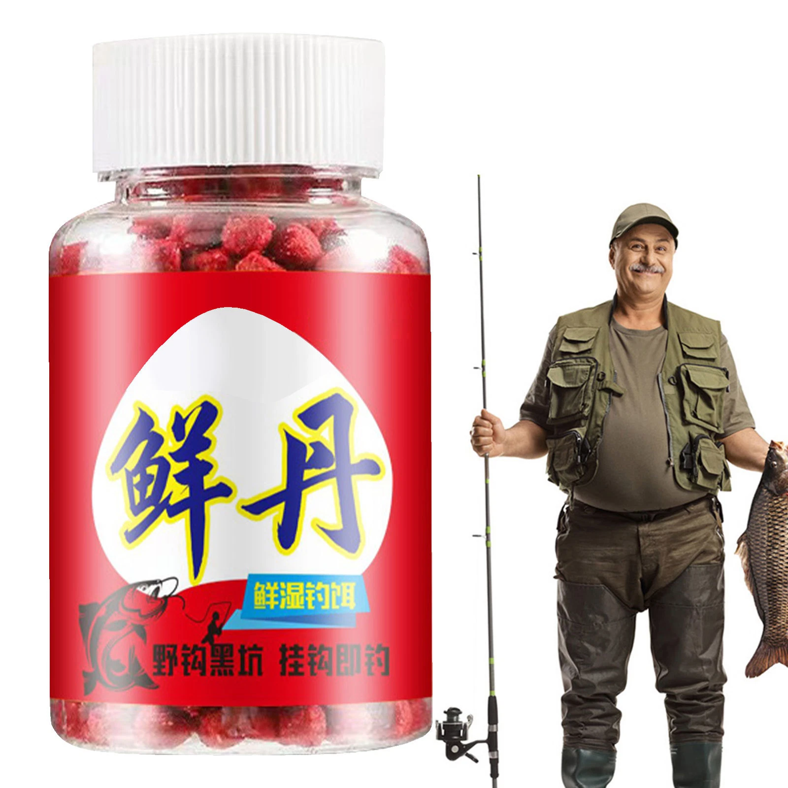 Hollow Fish Bait for Fishing,Universal Fishing Attractant Scent Baits Outdoor - Picture 1 of 12