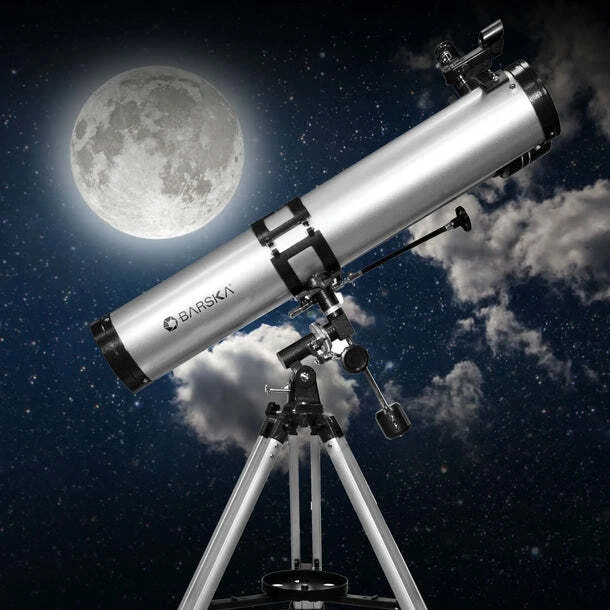 Barska Starwatcher 900x114mm 675 Power Reflector Telescope with Equatorial Mount - Image 2 of 4
