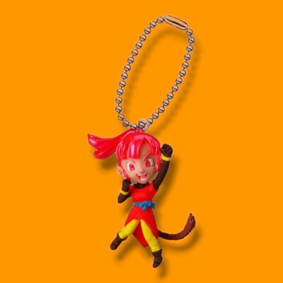 Bandai Dragonball Super UDM Burst 28 Mini Figure Keychain Saiyan Avatar Female