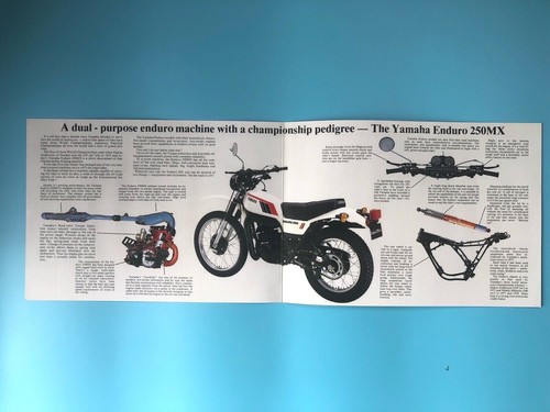 YAMAHA DT 250MX BROCHURE, 1979, reprint - Picture 3 of 3