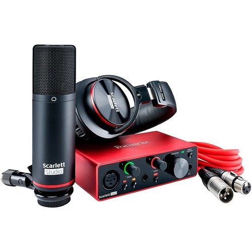 Scarlett Solo Studio Pack - Gen 3 Audio Interface & Recording 