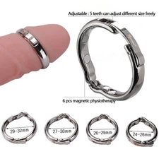 Magnetic Ball-Scrotum-Stretcher-Ring-Penis Enhancer Delay Ejaculation for Male's