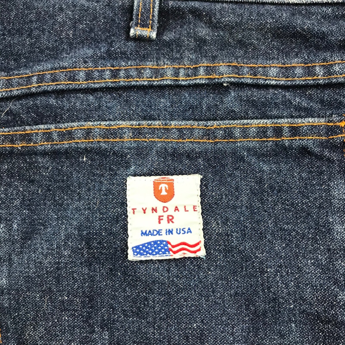 TYNDALE FR Mens Jeans Broken In Relaxed Denim Fire Flame Resistant TYNDALE FR Mens Jeans Broken In Relaxed Denim Fire Flame Resistant
