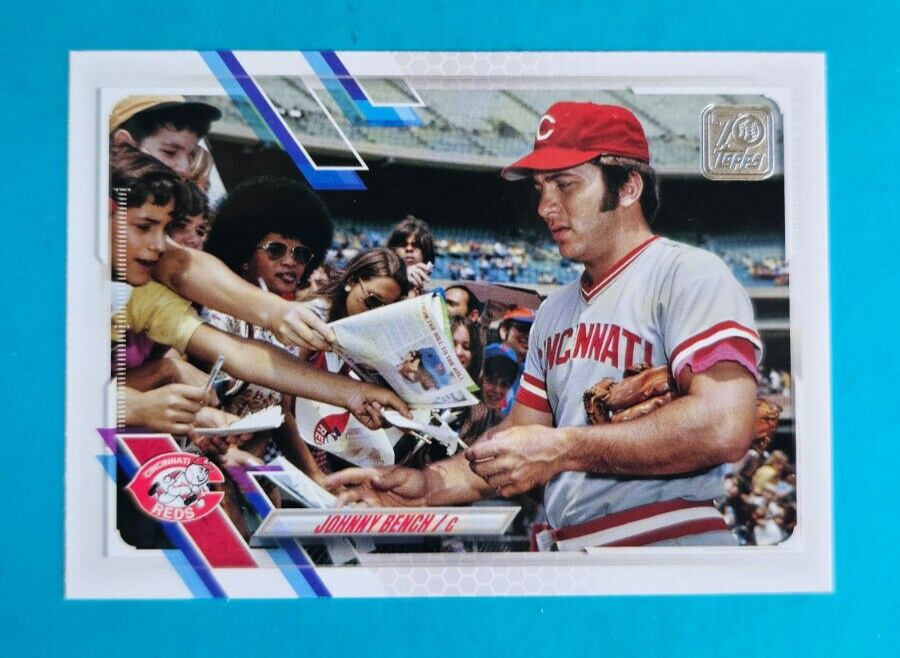 2021 Topps 2 - Johnny Bench - 580 SP Legends Variation