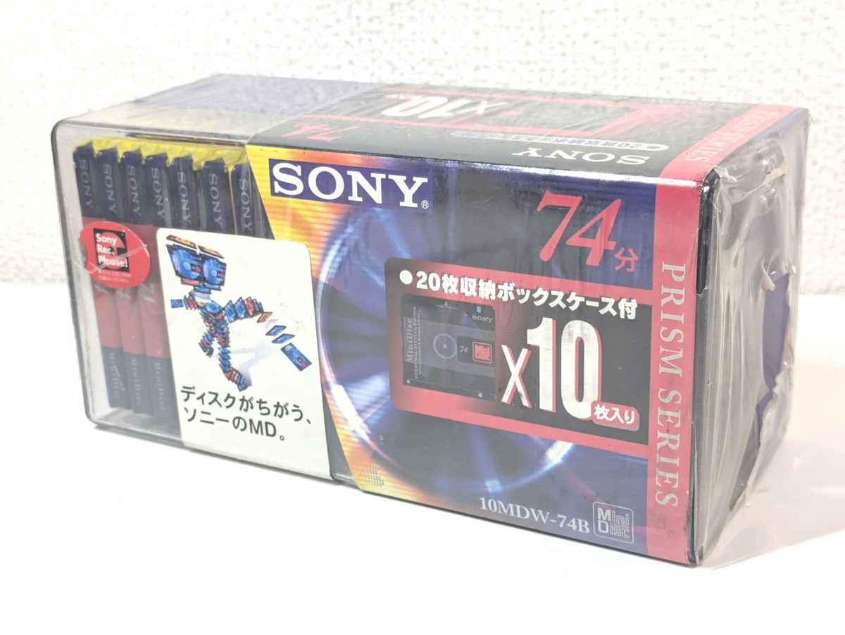 Lot De 3 MiniDisc Sony Japan – 60, 74 Et 80 Minutes, Prism, Scellés (neufs)