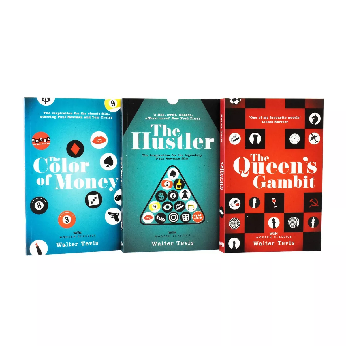 The Queen's Gambit Series 3 Books Collection by Walter Tevis