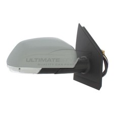 VW Polo Mk4 9N3 2005-2010 Door Wing Mirror Electric Primed Drivers Side Right