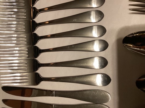 Pfaltzgraff SALISBURY Satin Stainless Flatware-18/0. Setting for 7: 39 pcs - Picture 4 of 24